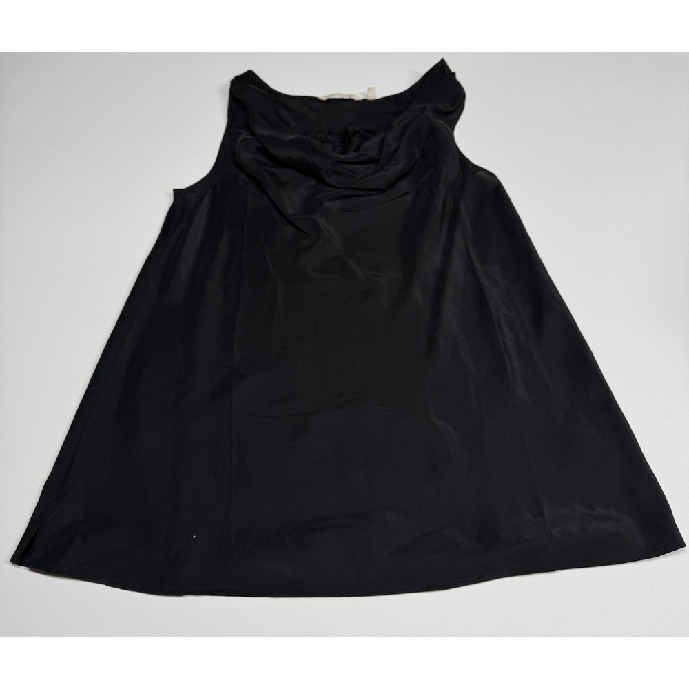 Soft Surroundings Top Womens Medium 100% Silk Long Length Mature Sustainable EUC
